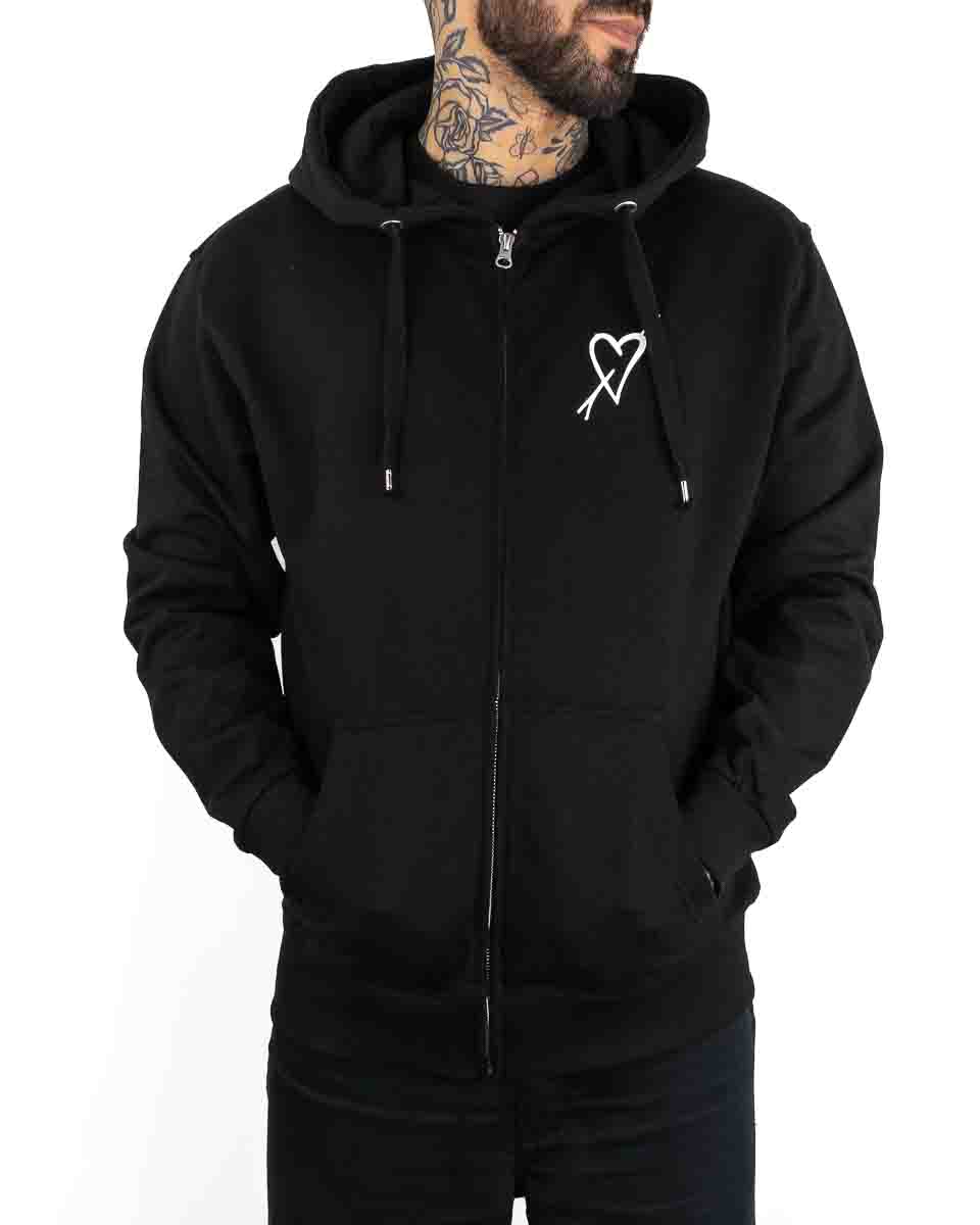 Jernhest - Zip Hood Svart - So Sorry - 3