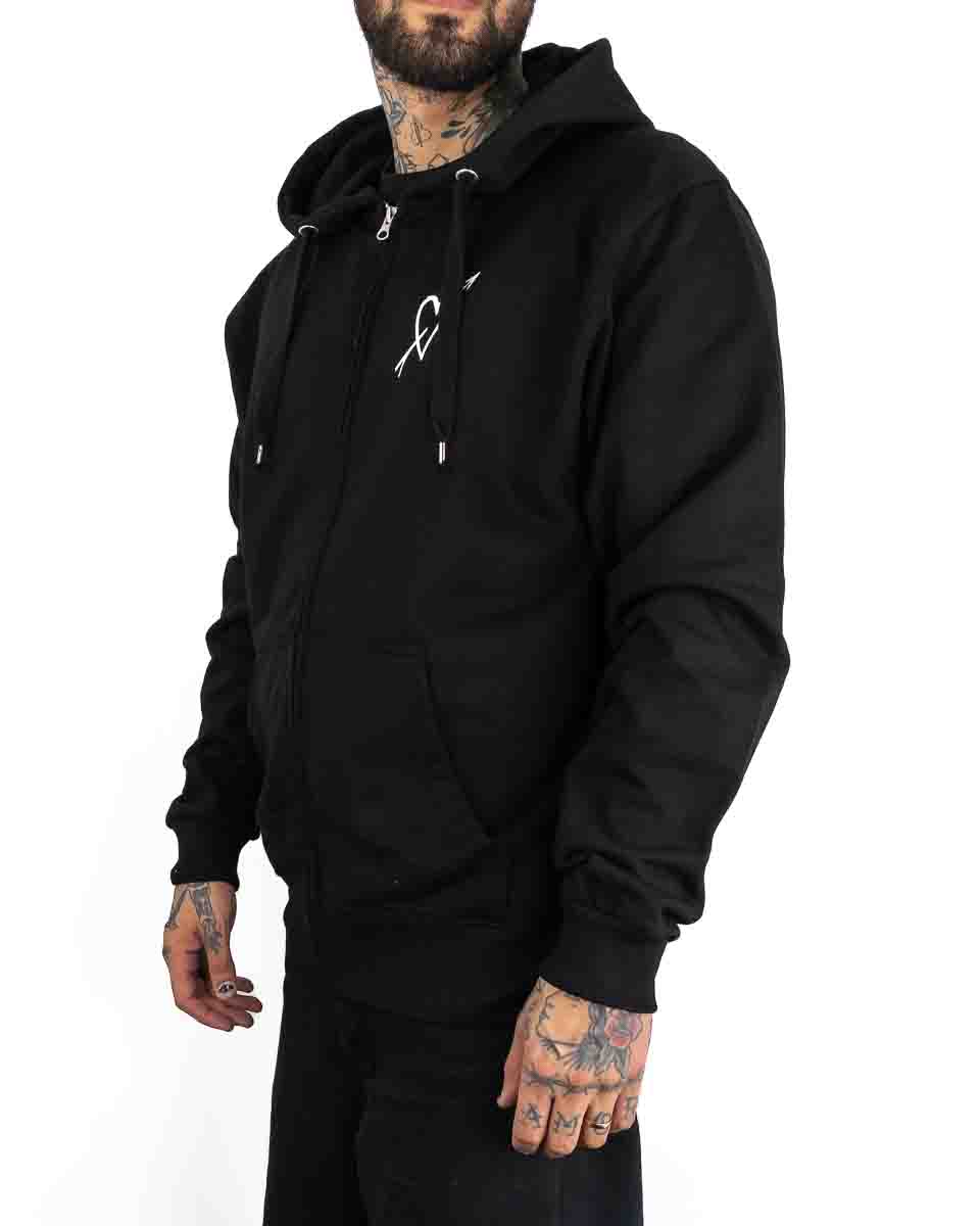 Jernhest - Zip Hood Svart - So Sorry - 4