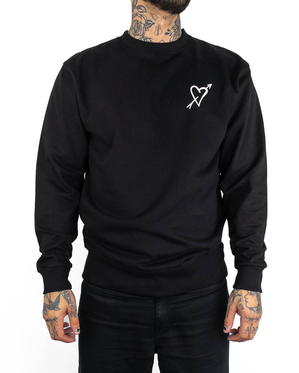 Jernhest - So Sorry Sweatshirt Black - 3
