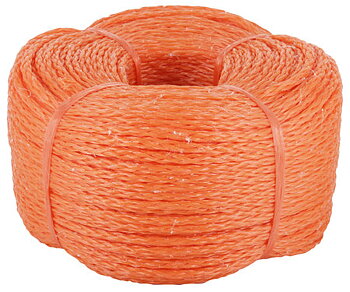 Flätat rep polypropylen 4mmx100m max 120kg