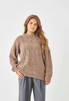 Sweater med struktur - Hilde 890625