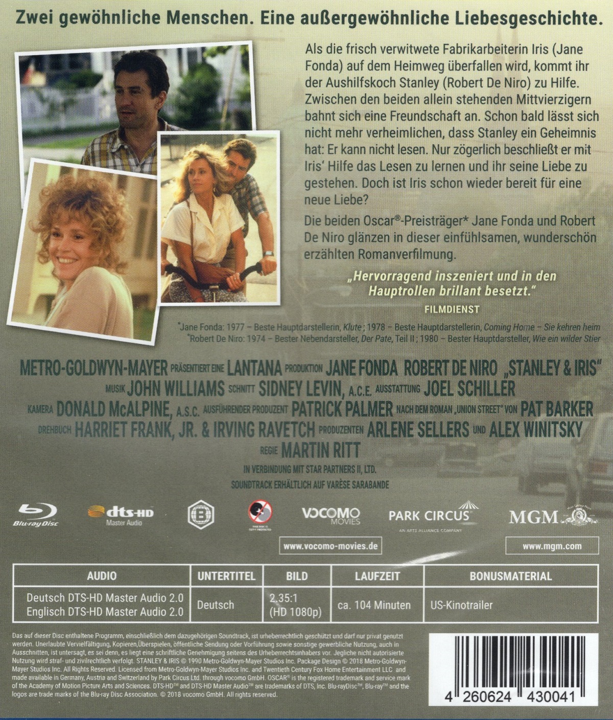 Stanley & Iris (ej svensk text) (Blu-ray) - 2