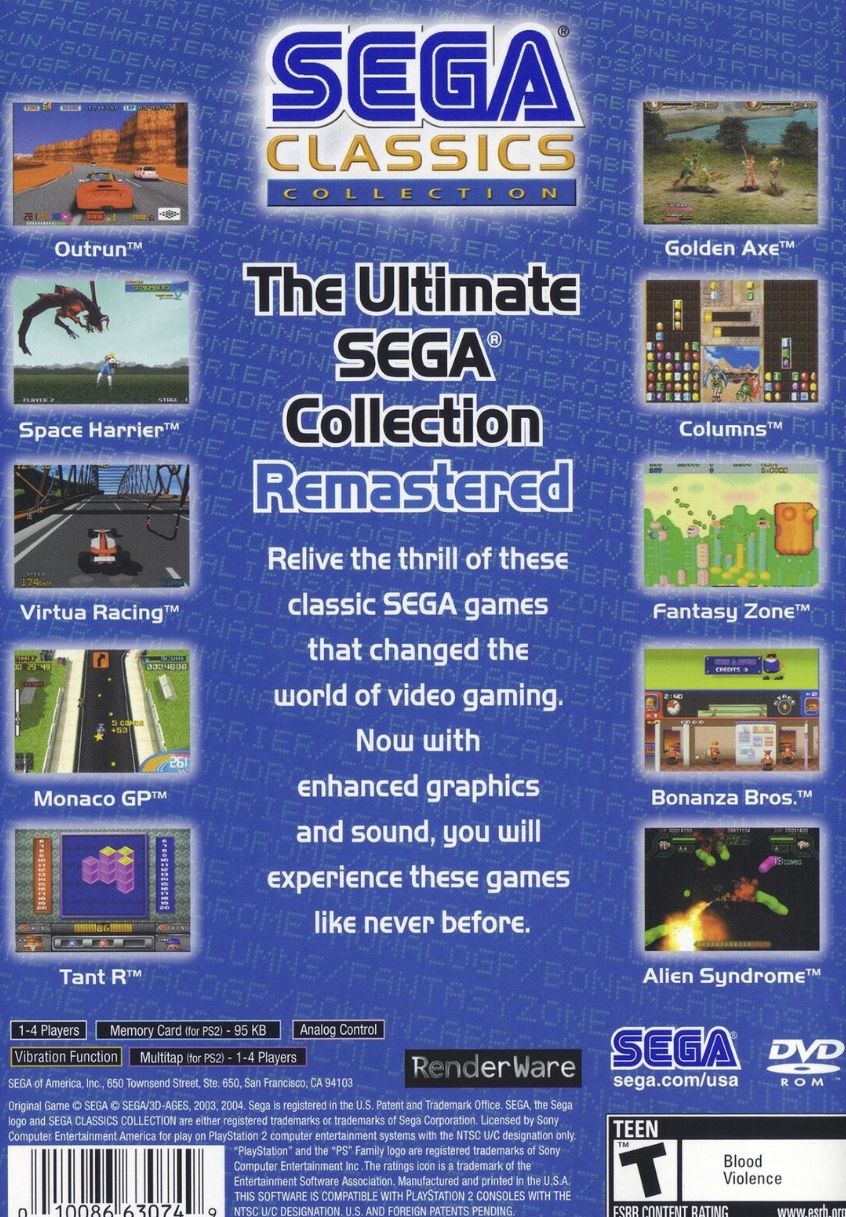 Sega Classics - PS2 - 2