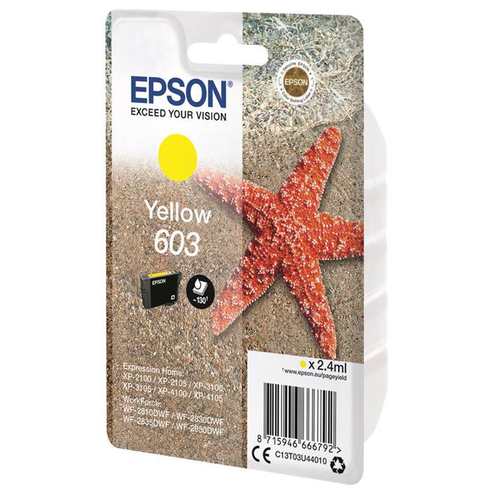 Bläck Epson 603 gul 2,4ml