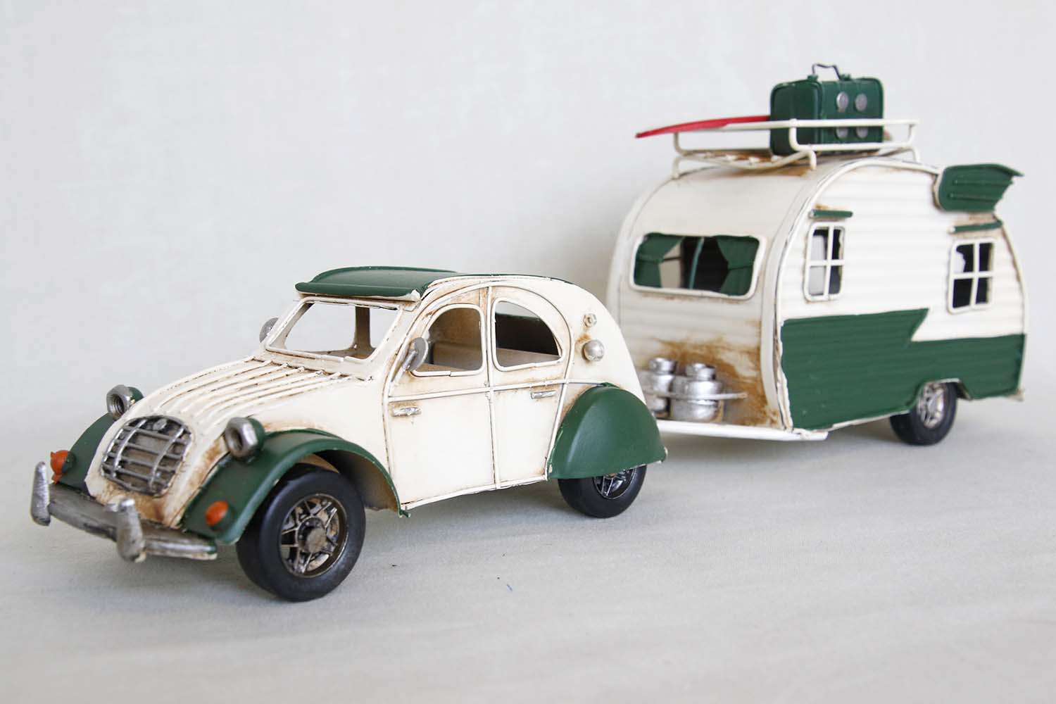 2CV och Husvagn - Surfers Ride 41x15x10 cm