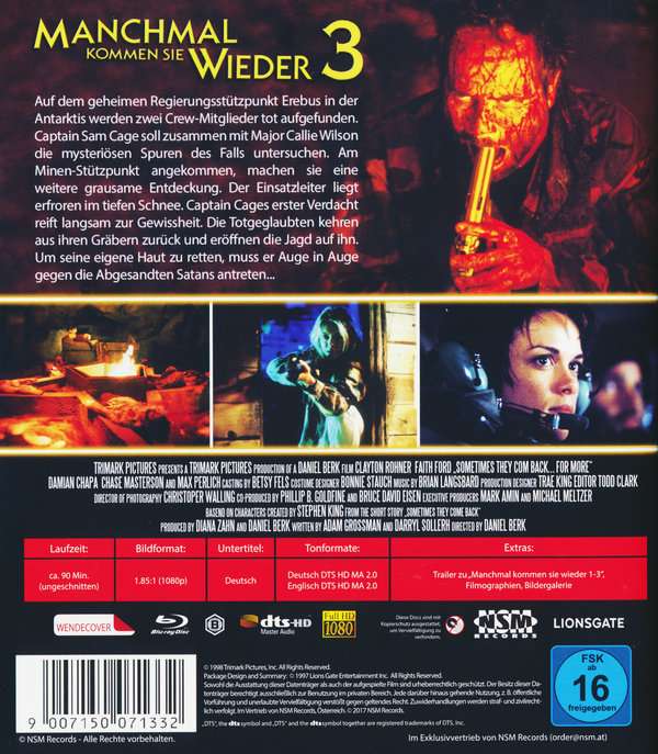 Sometimes They Come Back....For More (ej svensk text) (Blu-ray) - 2