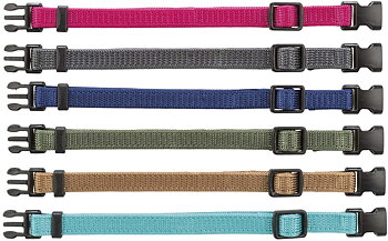 Trixie Junior Valphalsband 6-Pack Small - Medium 10 mm x 17-25cm Färgmix 2
