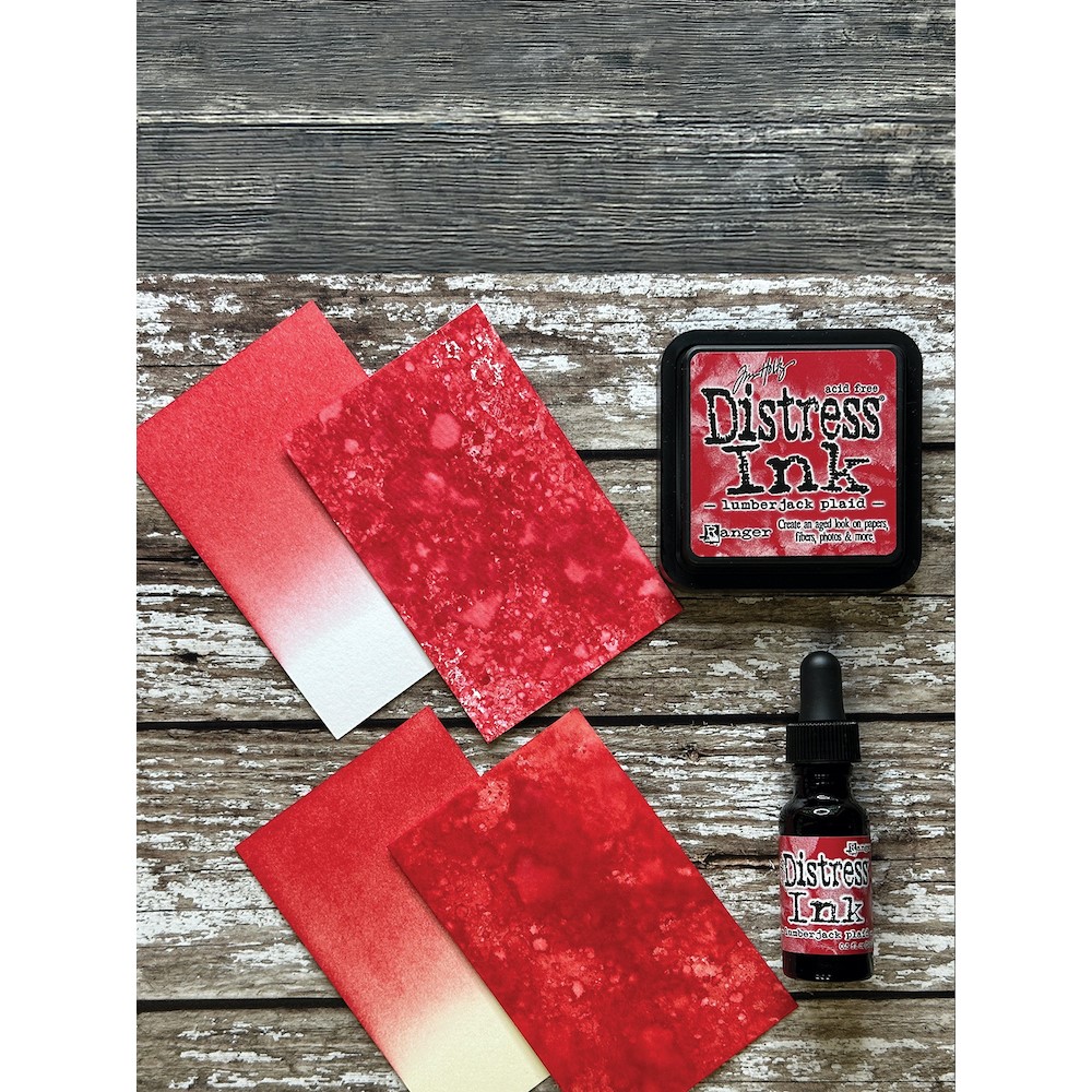 RANGER Tim Holtz Distress  Ink Pad LUMBERJACK PLAID October 2022   - 2