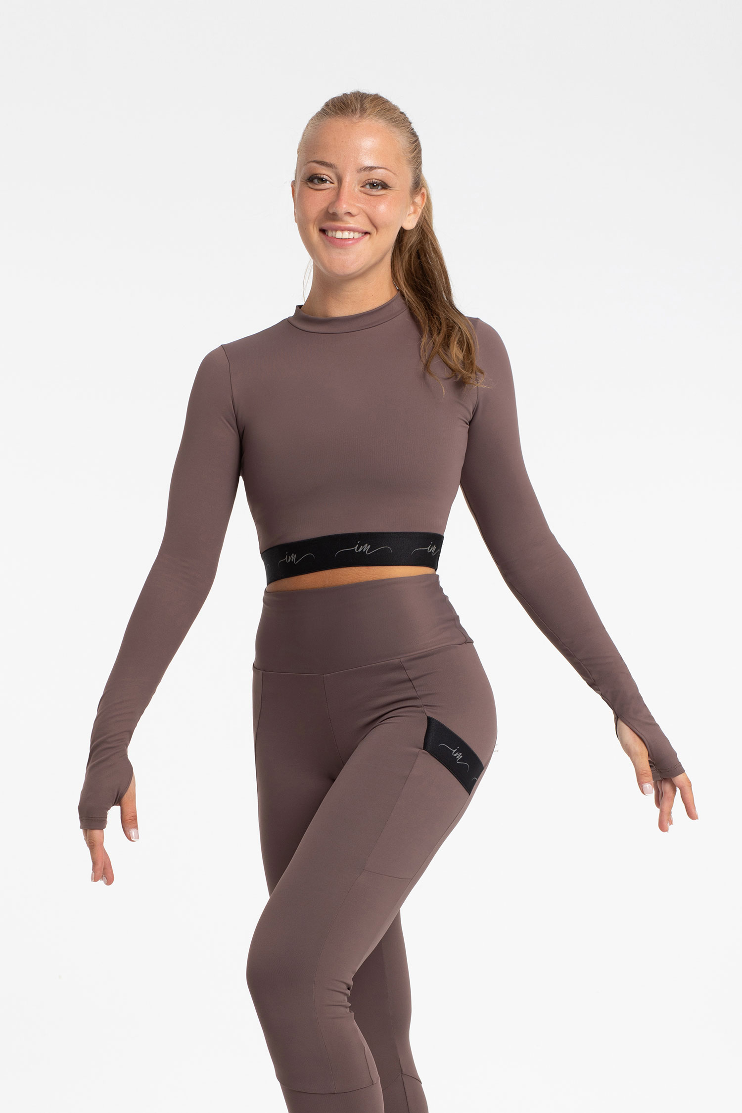 Croptop i  kraftigare mikrofiber - 2