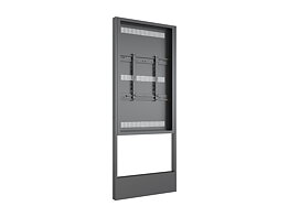 M Pro Series Enclosure 55" Totem Floormount Black