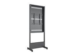 M Pro Series Enclosure 55" Totem Wheelbase Black