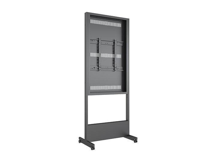 M Pro Series Enclosure 55" Totem Wheelbase Black