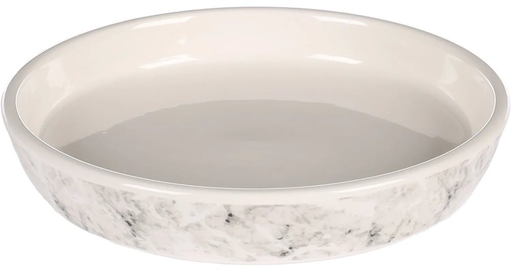 Skål Keramik Marmor 250ml Ljusgrå