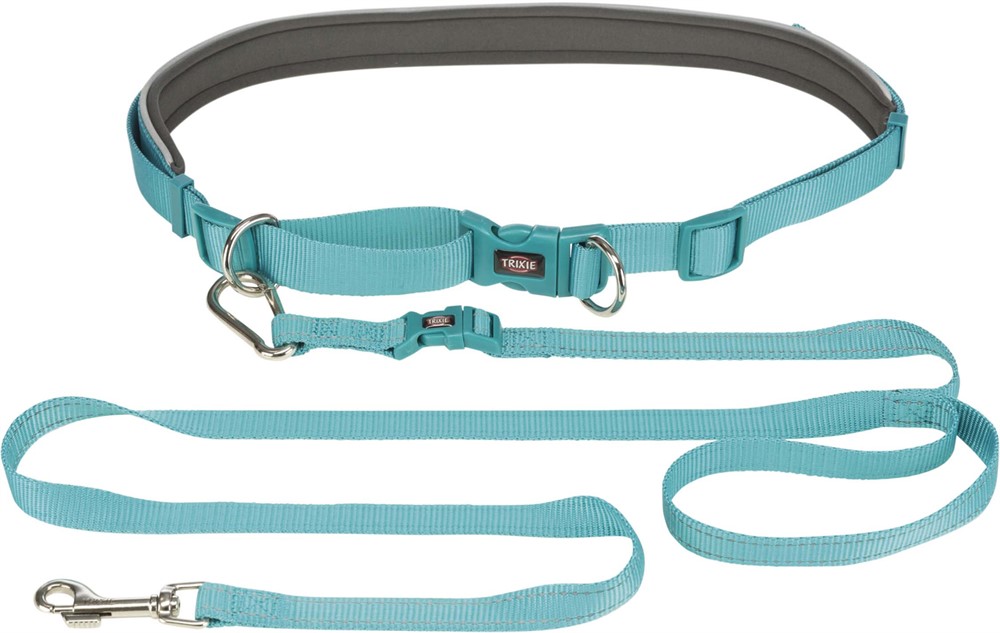 Trixie Joggingkoppel 60-130cm x 25mm Blå