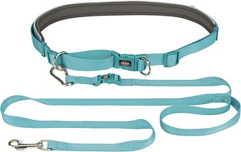 Trixie Joggingkoppel 60-130cm x 25mm Blå