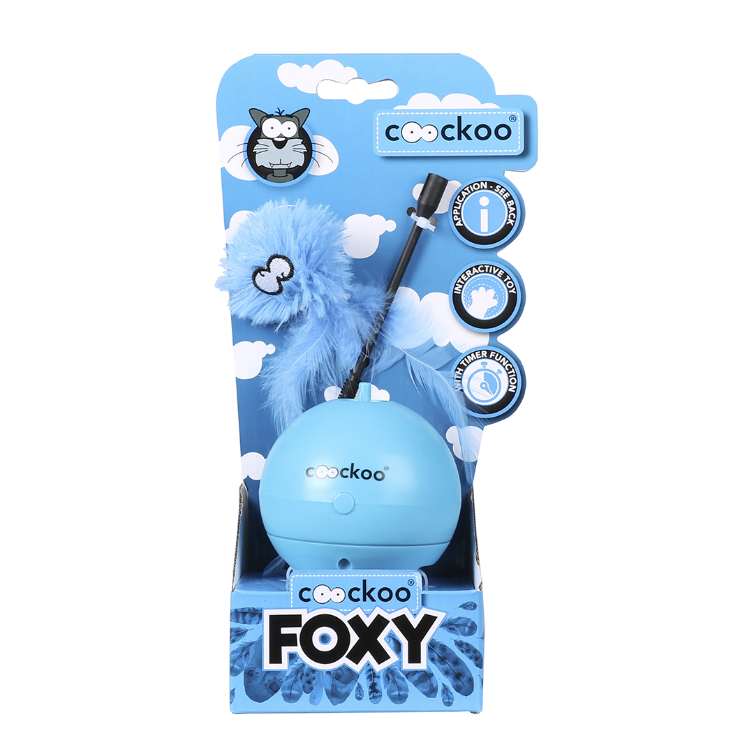 Kattleksak Coockoo Foxy Magic Blå