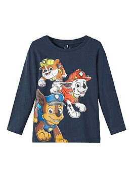 Name it Långärmad Top, Paw Patrol, Blå, Storlek 92