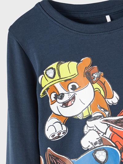 Name it Långärmad Top, Paw Patrol, Blå, Storlek 92 - 3