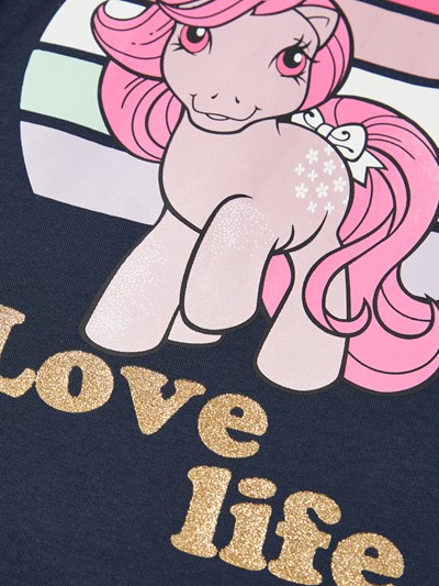 Name it Långärmad Top My little Pony, Mörkblå, Storlek 98 - 3