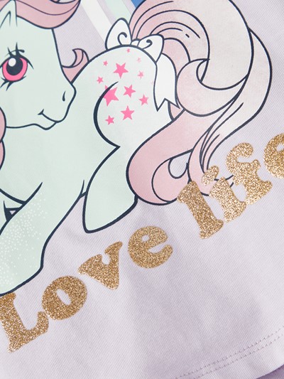 Name it Långärmad Top My little Pony, Ljuslila, Storlek 104 - 3