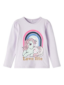 Name it Långärmad Top My little Pony, Ljuslila, Storlek 110
