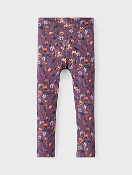 Name it Leggings, Lilablommig, Storlek 86