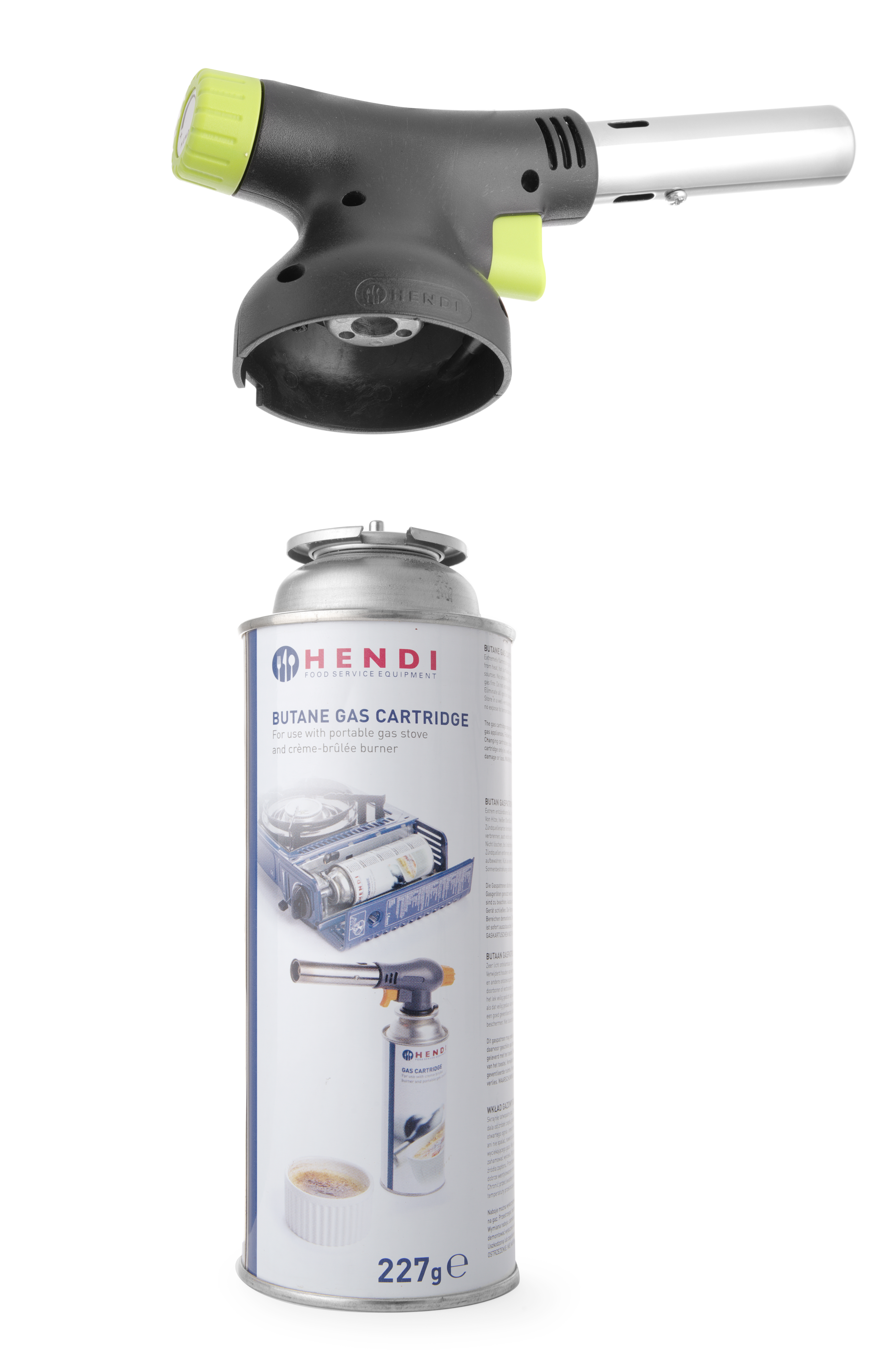Chefs torch, incl. 4 pcs LPG cartridge 227g - 2