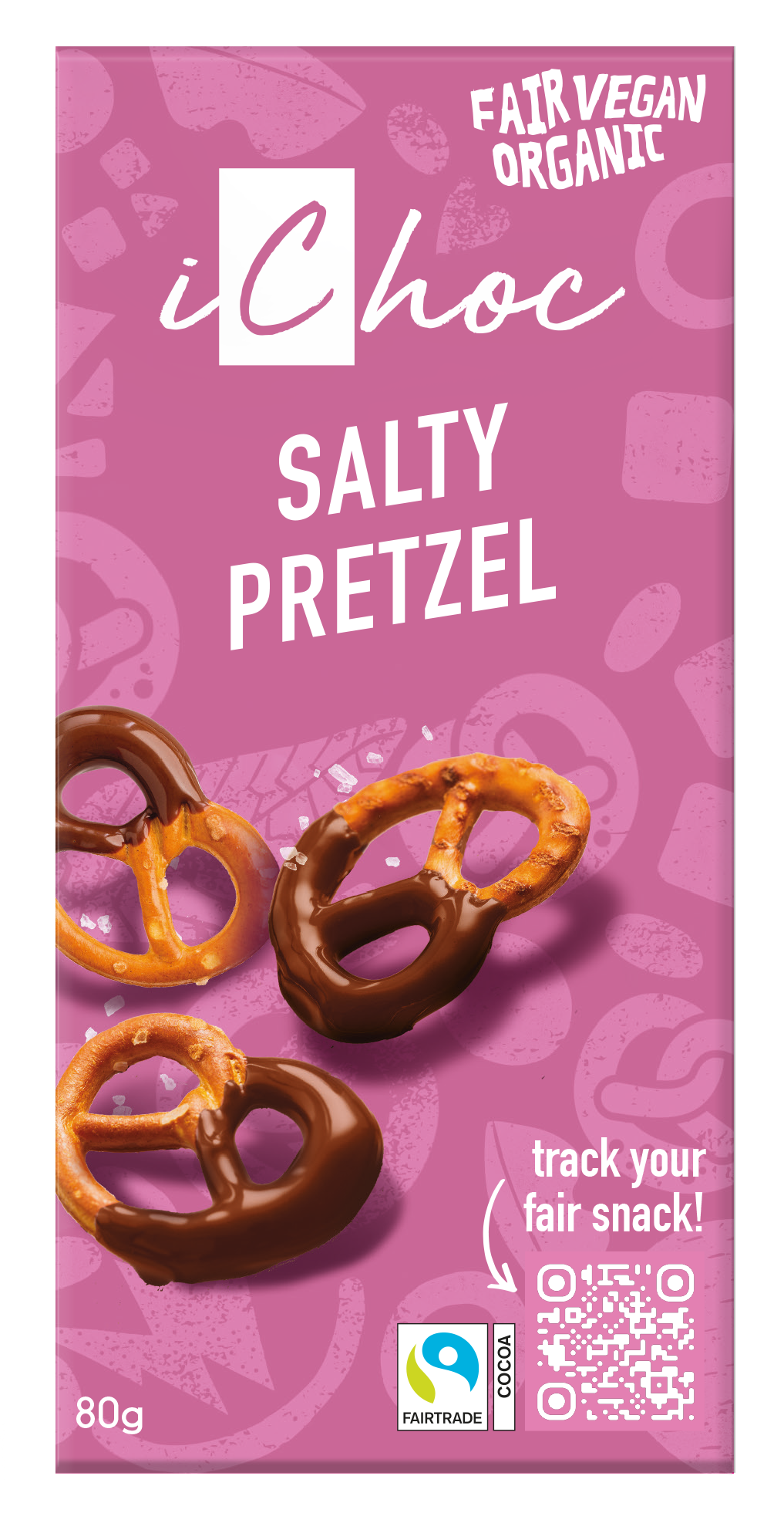 Salty Pretzel Vegan 80g x10, EKO