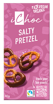 Salty Pretzel Vegan 80g x10, EKO
