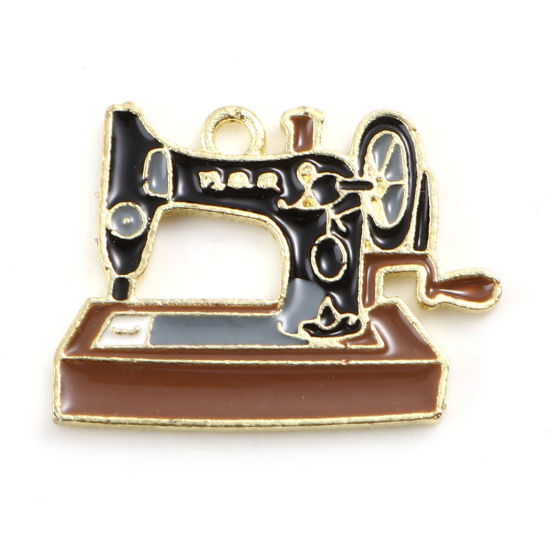 Charm ,  Sewing machine enamel