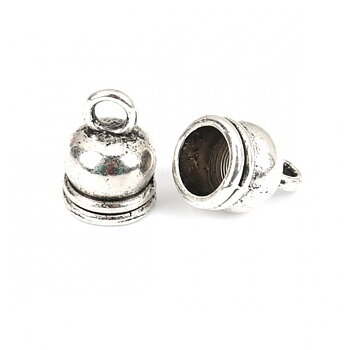 End cord/ BAil , platina 11x8mm
