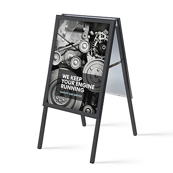 A-Board Frame Black, 50x70cm format