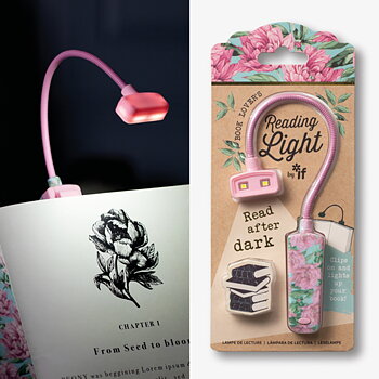 Book Lover's Reading Light : Floral - Snyggaste läslampan!