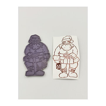 Cling Stamps Second Hand - Christmas Santa 