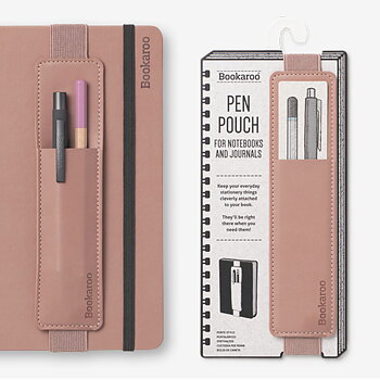 Bookaroo : Blush Pen Pouch in Vegan Leather  - Håll ordning på favoritpennan!