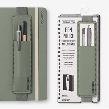Bookaroo : Fern Pen Pouch in Vegan Leather  - Håll ordning på favoritpennan!