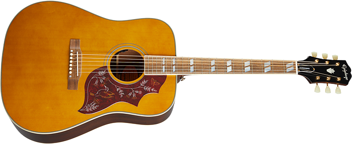 Epiphone Hummingbird Natur Solid Aged