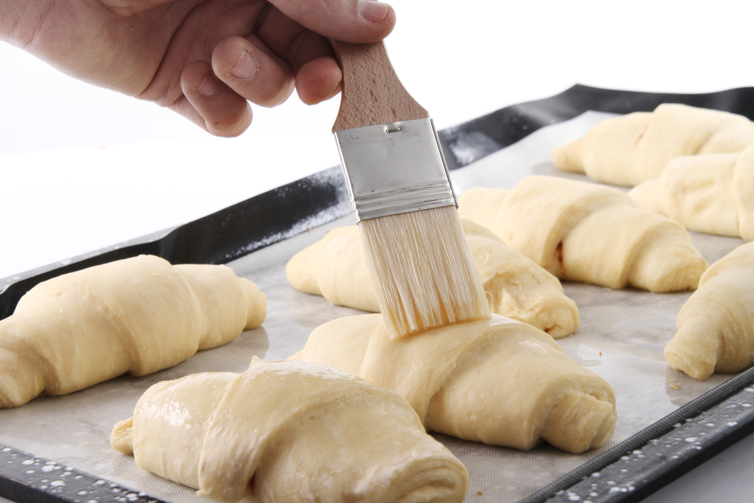 Baking brush with wooden handle 210x20mm 2-pack - 2