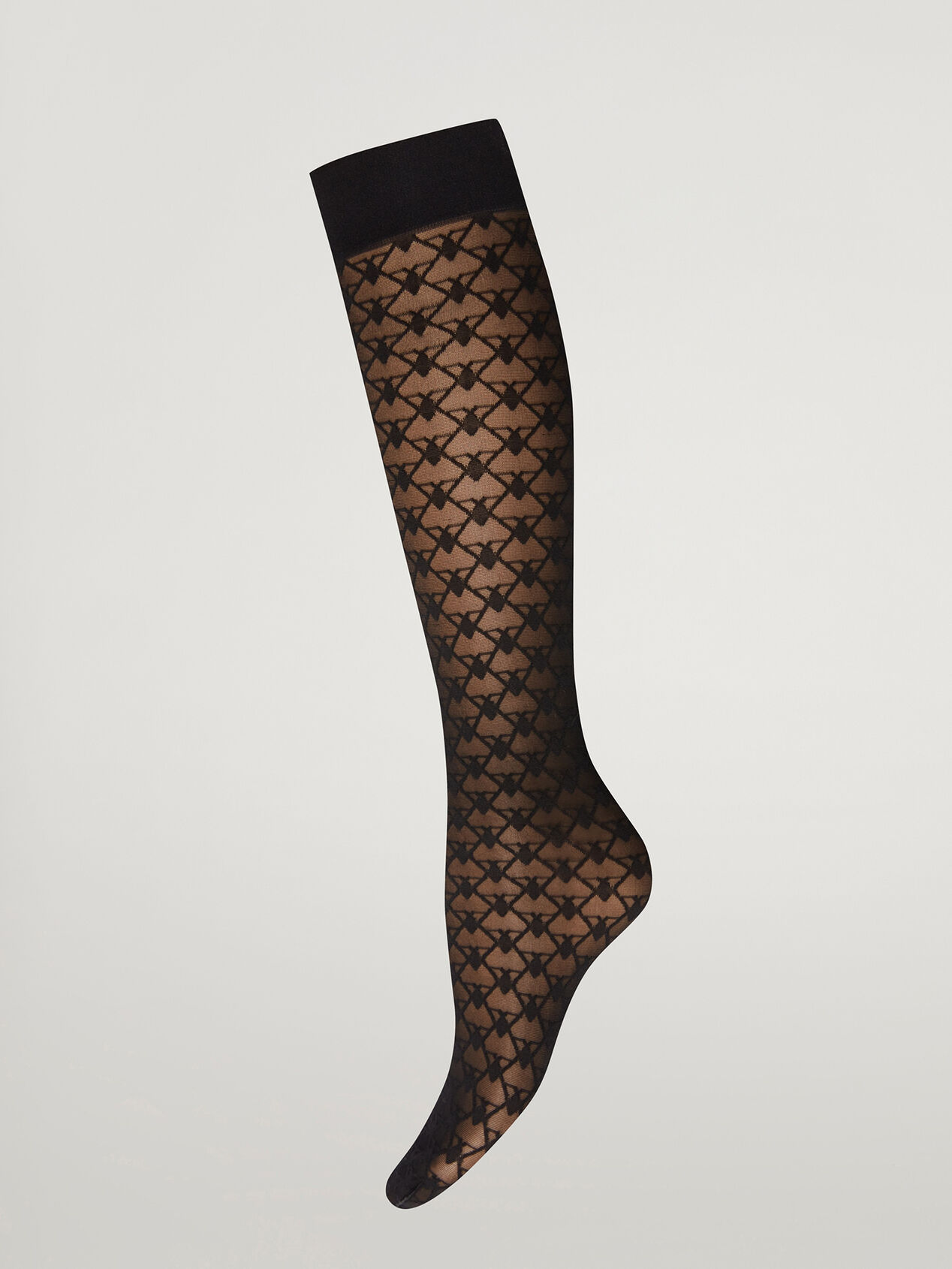 50 Den Natural Opaque Knee-Highs - Stl. S - Wolford 