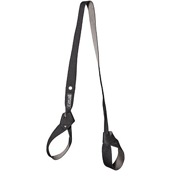 CASALL Yoga mat Solid Carry strap Black/grey