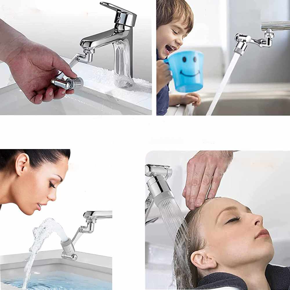 Extension tap - 1080° swivel | Multifunctional nozzle with 2 positions - 5