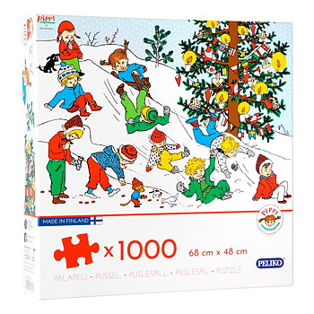 Pippi Långstrump Julpussel 1000 Bitar