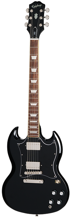 Epiphone SG Standard Ebony med premium Epiphone gigbag