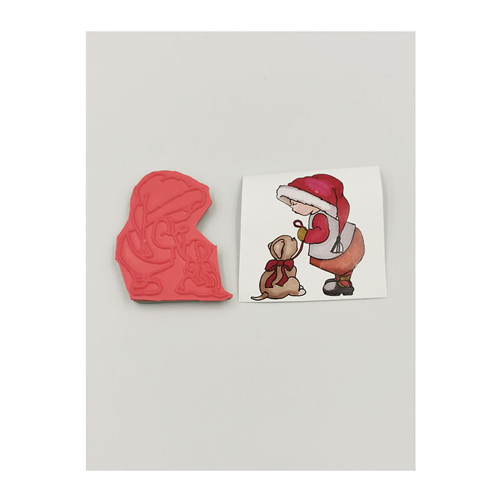 Cling Stamps Second Hand - Christmas Kids 8