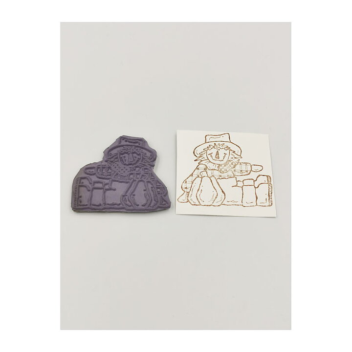 Cling Stamps Second Hand - scarecrow
