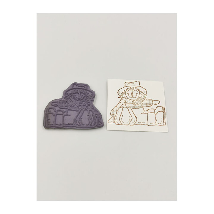 Cling Stamps Second Hand - scarecrow