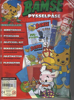 Bamse Extra 2022 nr 4, Julpyssel: Serietidning, pysselbok, julpyssel-kit, plockepinn mm