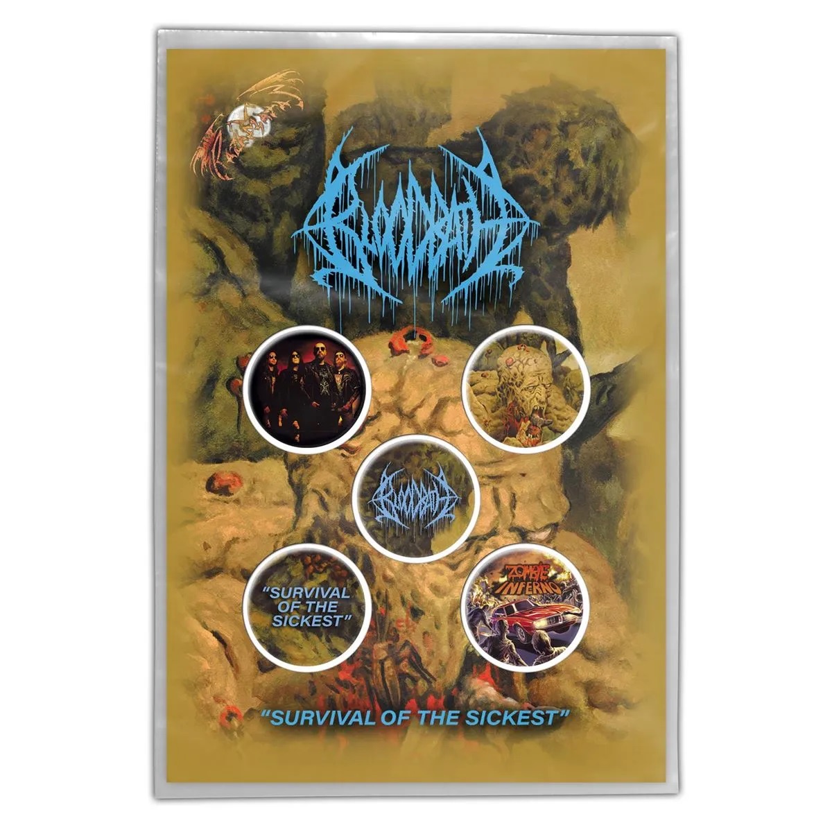 Bloodbath Survival Of The Sickest Badge Pack