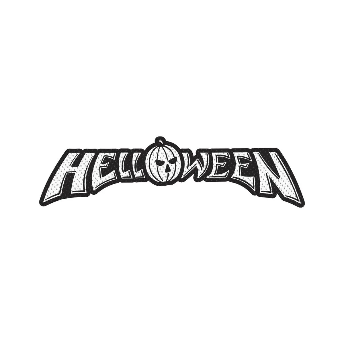 Helloween Logo White Cut Out Patch - Rockzone