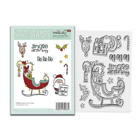 Jingle All the Way Craft Stamps 